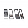 Organisateur Orderbox pour tiroir, 100x470 nn, Gris anthracite, Acier et Bois 