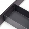 Organisateur Orderbox pour tiroir, 150x470 mm, Gris anthracite, Acier et Bois 