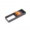 Organisateur incliné Orderbox pour tiroir, 150x470 mm, Gris anthracite, Acier et Bois 