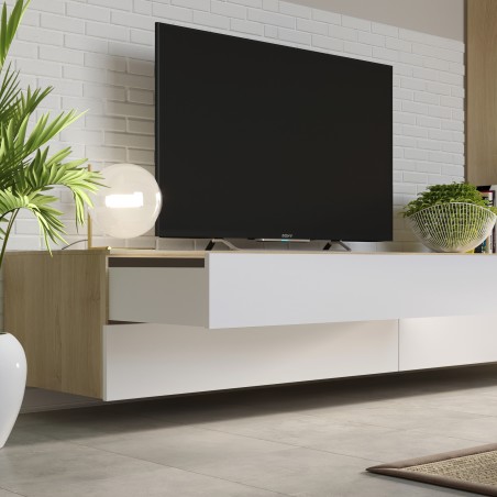 Coulisses invisibles Silver pour tiroirs à sortie totale avec fermeture amortie, 400, Zingué, Acier 