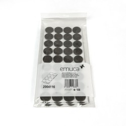 Patins en feutre adhésifs pour meubles, circulaires, D. 24 mm, 10 ut. 