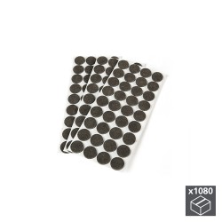 Patins en feutre adhésifs pour meubles, circulaires, D. 24 mm, 10 ut. 