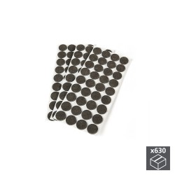 Patins en feutre adhésifs pour meubles, circulaires, D. 30 mm, 10 ut. 