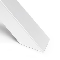 Pieds Cross pour table, 695, Peint en blanc, Acier, 2 u 