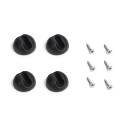 Pieds Hairpin de 3 barres par table, 710, Peint en blanc, Acier, 4 u 