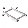 Coulisses pour table coulissante Corner, Inox brossé , Aluminium, 1 ut. 