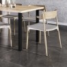 Pieds carrés pour table, 50x50mm, Peint en noir, Acier, 4 u 